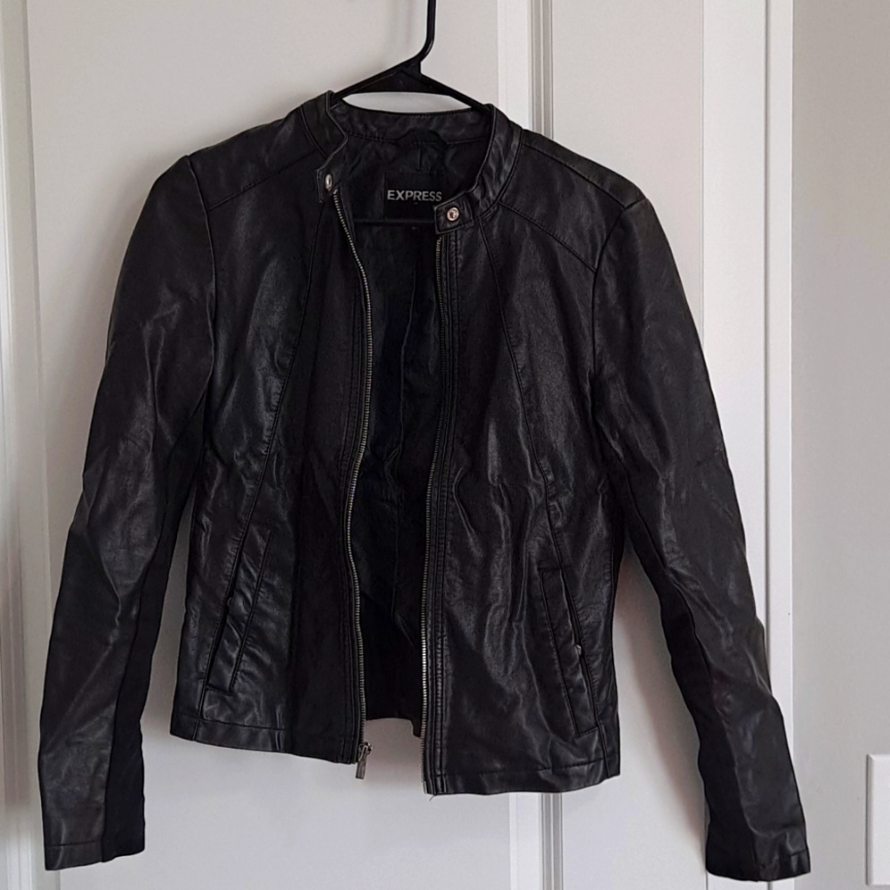 Express leather jacket